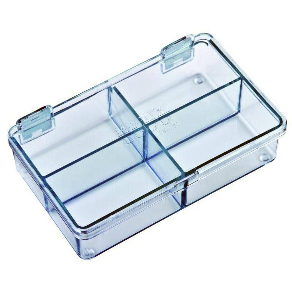 4 Compartment Clear Small Parts Box