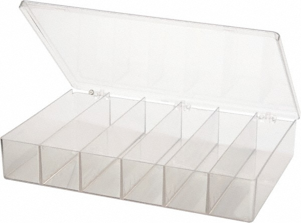 Flambeau - 6 Compartment Clear Small Parts Box | MSC Direct