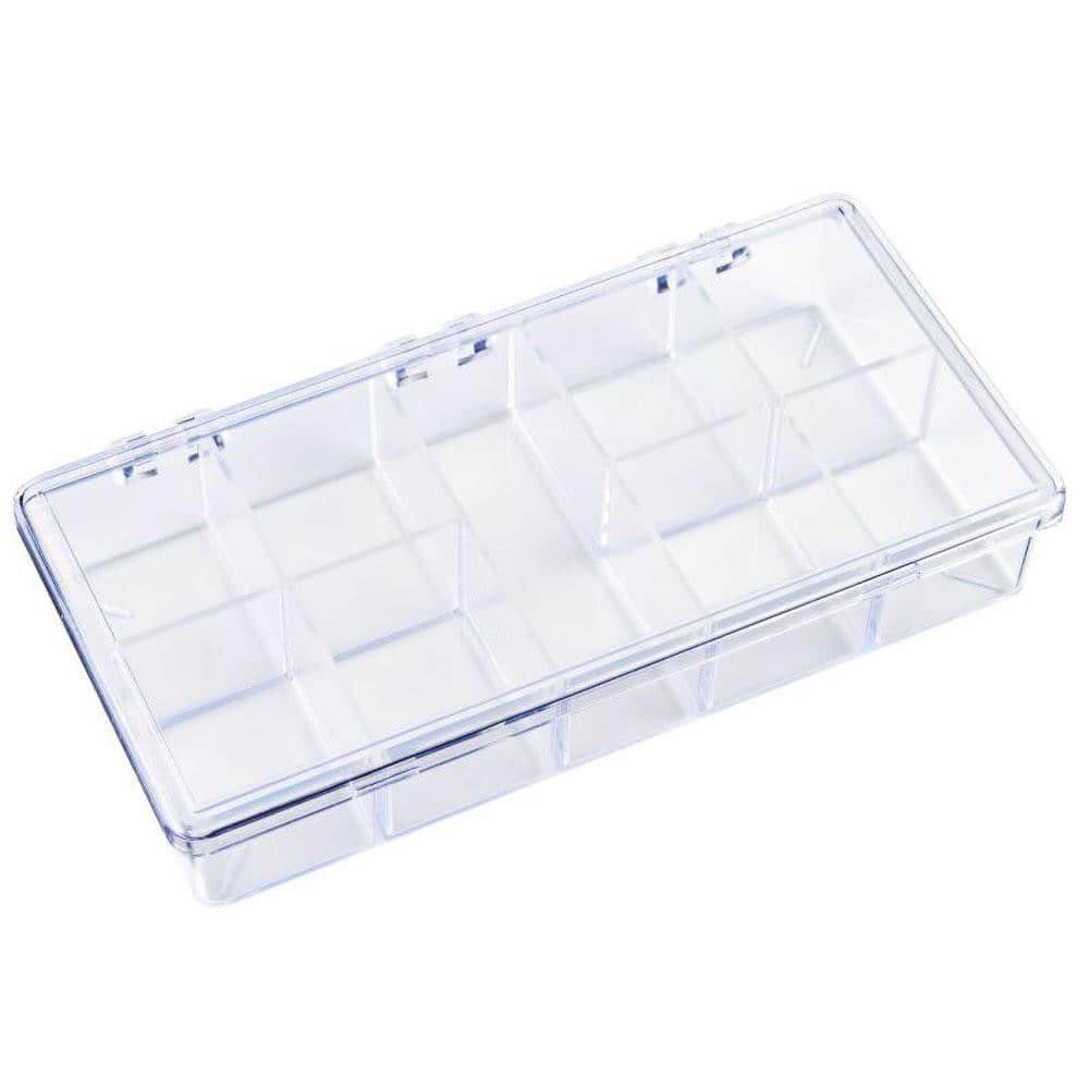 Compartmented Plastic Boxes, Clear, Flambeau