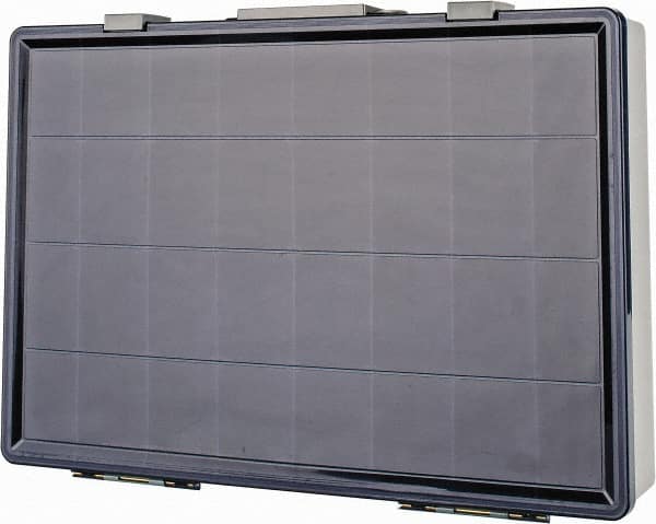 Flambeau 1024-2 Compartment Case, Plastic, 24 Slots, 18-1/2 W x