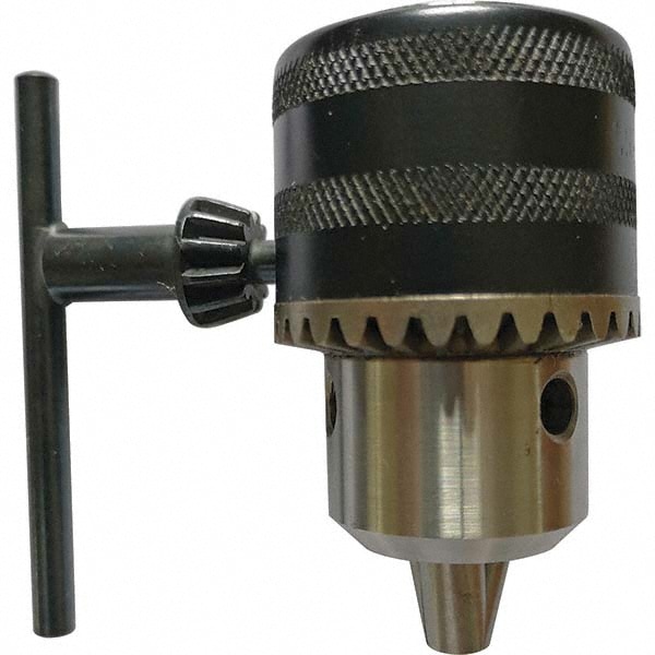 Drill Chuck: 1/32 to 3/8" Capacity, Tapered Mount, JT2