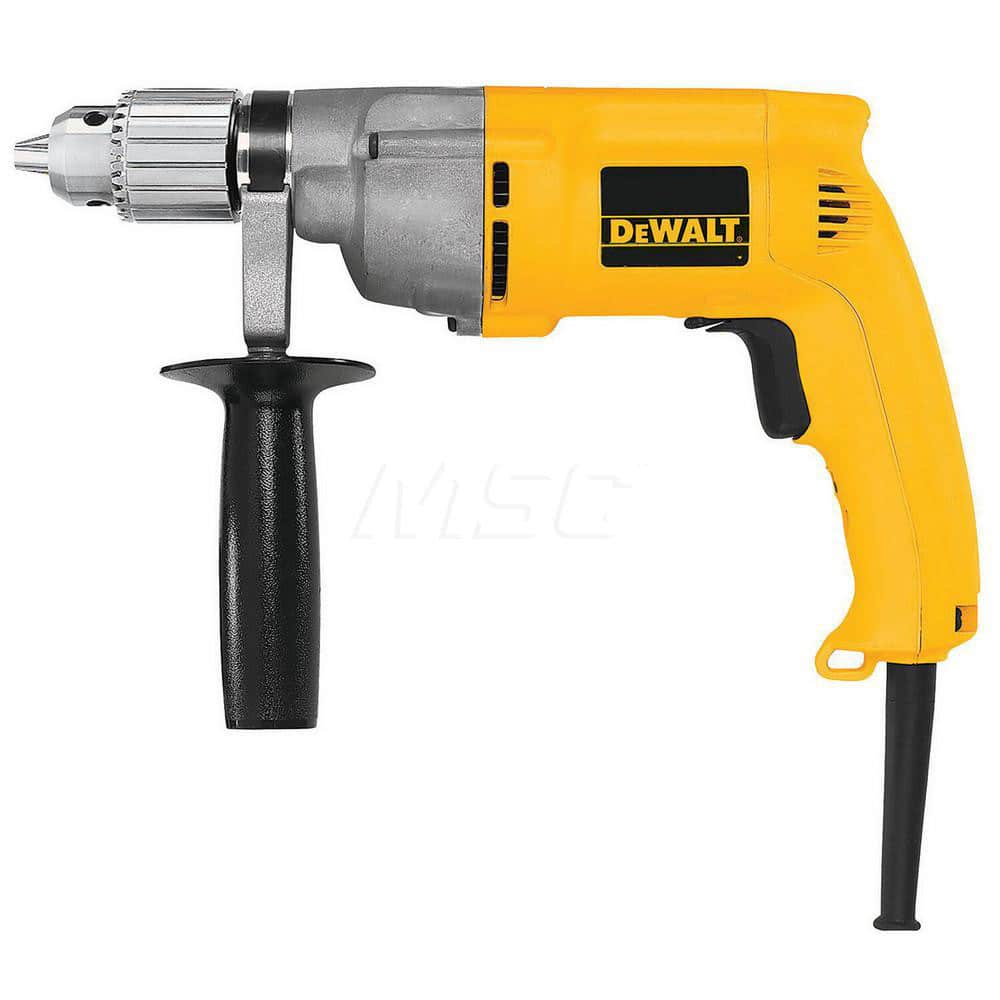 Electric Drill: 1/2" Keyed Chuck, Pistol Grip, 0 to 600 RPM
