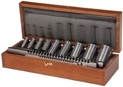 13 Piece, 1/8 to 3/8" Keyway Width, Style B & C Keyway Broach Set