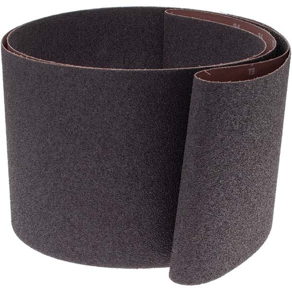 Abrasive Belt:  8" Wide, 107" OAL, 36 Grit, Aluminum Oxide