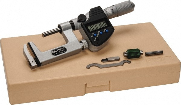 1 to 2 Inch Range, Carbide Face, Electronic Multi Anvil Micrometer