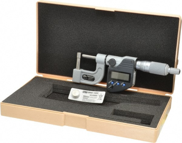 0 to 1 Inch Measurement Range, Pin Anvil, Ratchet Stop Thimble, Electronic Tube Micrometer