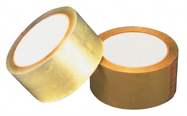 Packing Tape: 2" Wide, Natural, Rubber Adhesive