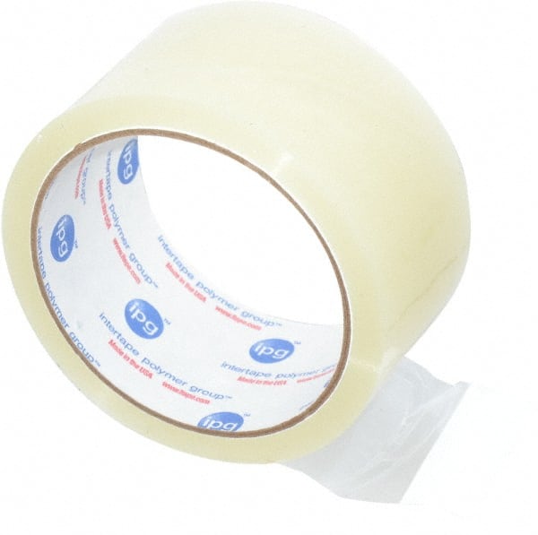 Intertape F4005 Packing Tape: 2" Wide, Clear, Rubber Adhesive 