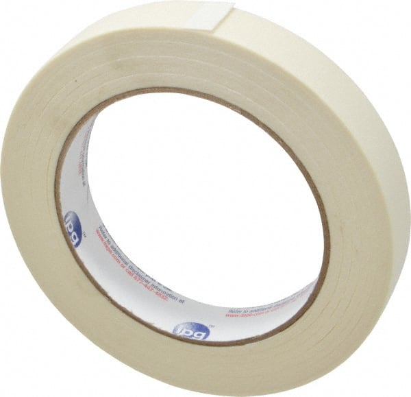 Masking Tape: 18 mm Wide, 60 yd Long, 5 mil Thick, White