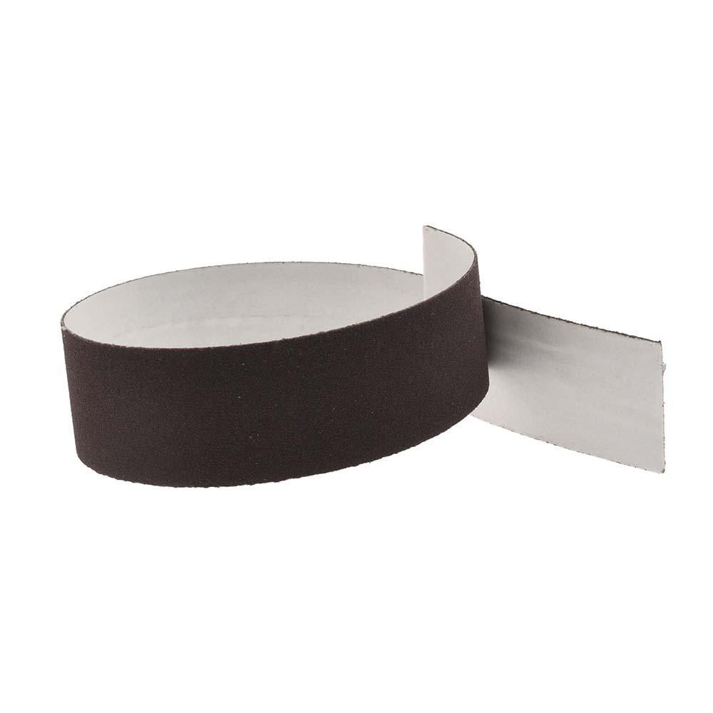 Adhesive Back Sanding Sheet: Aluminum Oxide, 180 Grit, 1" Wide, 11" Long