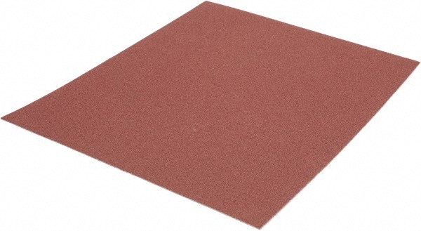 Adhesive Back Sanding Sheet: Aluminum Oxide, 120 Grit, 9" Wide, 11" Long