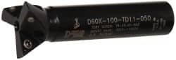 Dorian Tool 73310165246 60° Included Angle, 1" Max Cutting Diam, 1/2" Shank Diam, TDEX 110204-EN Insert Style, Indexable Dovetail Cutter 