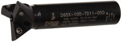 60° Included Angle, 1" Max Cutting Diam, 1/2" Shank Diam, TDEX 110204-EN Insert Style, Indexable Dovetail Cutter