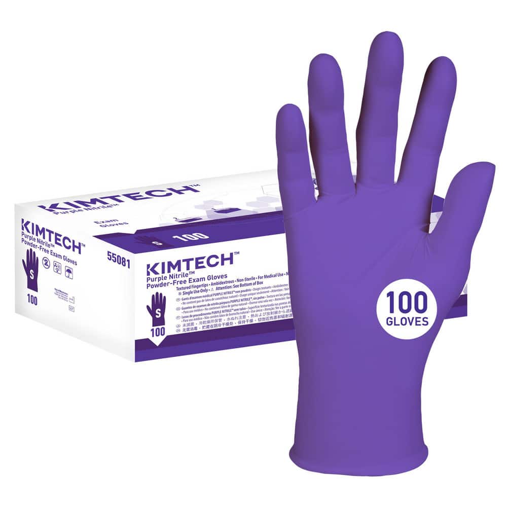 Disposable Gloves: Small, 6 mil Thick, Nitrile, Medical Grade
