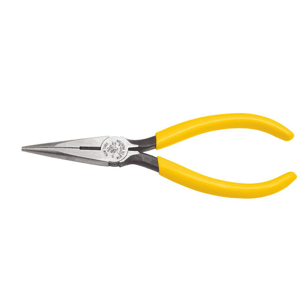 Long Nose Plier: 1-7/8" Jaw Length, Side Cutter