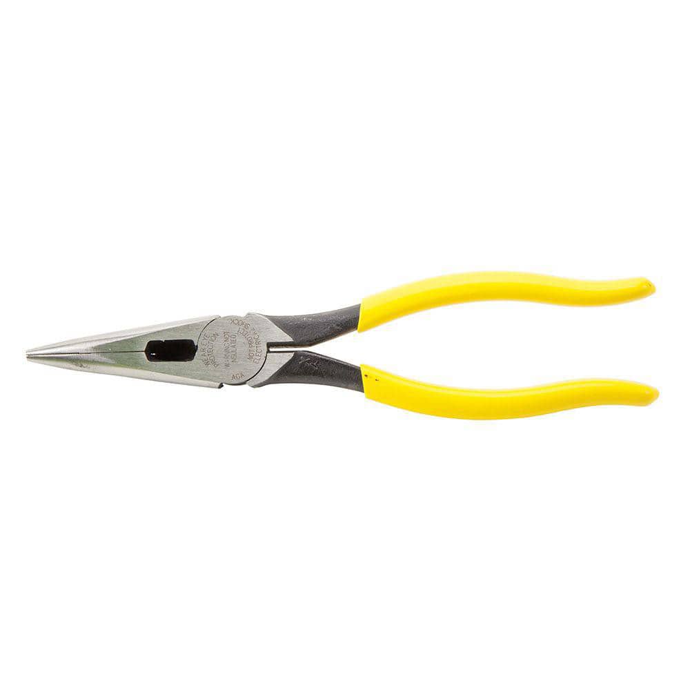 8 Bent Nose Pliers with Dipped Grip