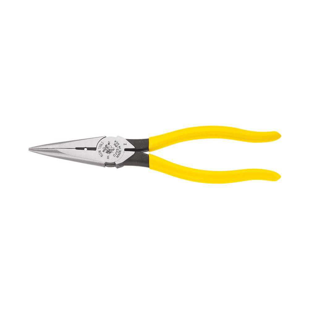 Wire Stripper Plier: 2-5/16" Jaw Length, Side Cutter