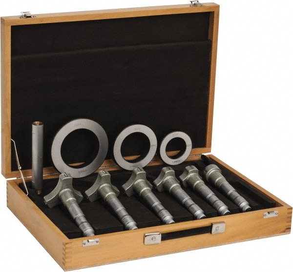 Mechanical Inside Micrometer Set: 1.6" Range