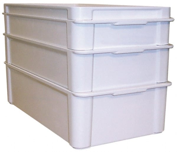 MFG Tray 8081085269WHITE Fiberglass Storage Tote: 150 lb Capacity 