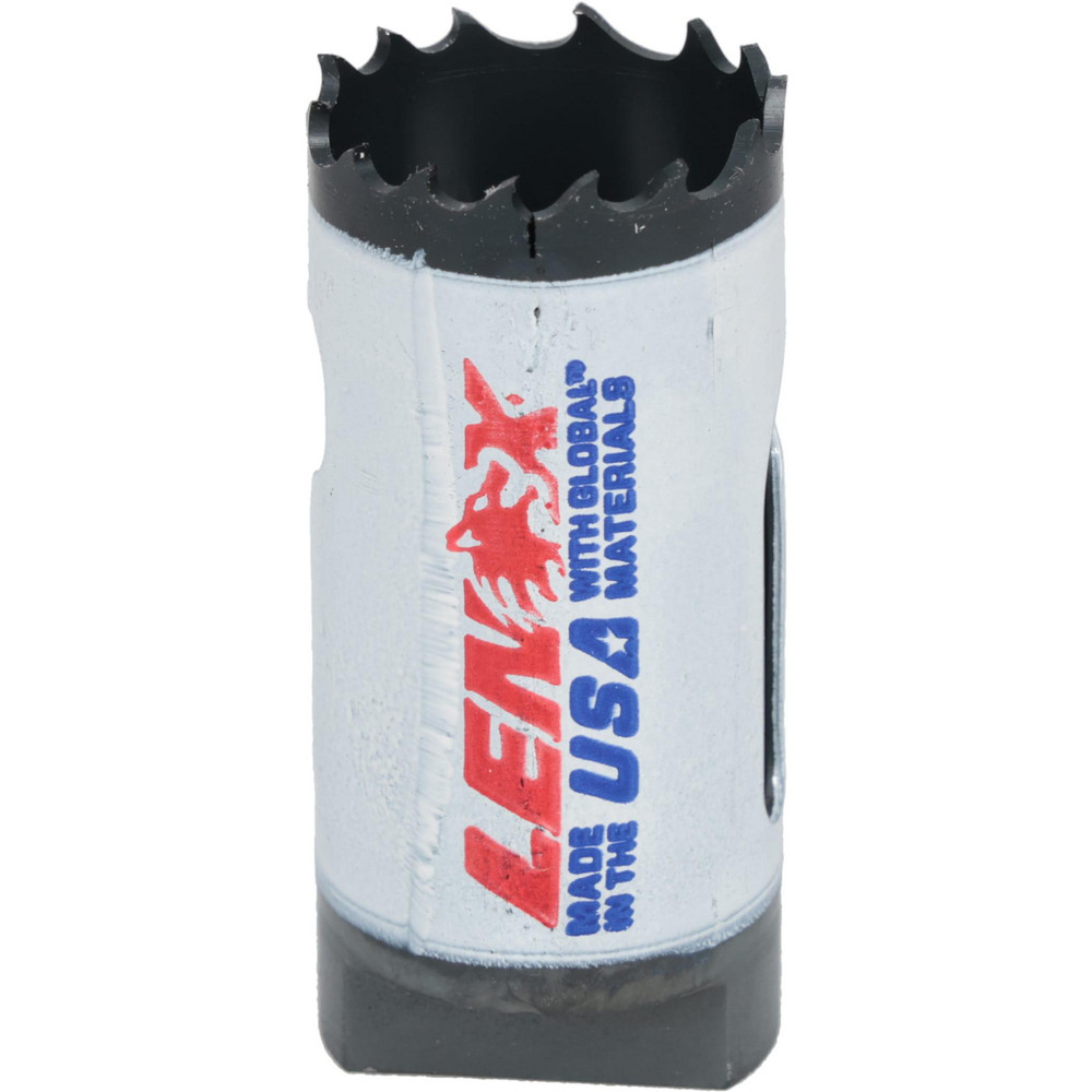 Hole Saw: 1-1/8" Saw Dia, 1-1/2" Cut Depth - Bi-Metal, Toothed Edge