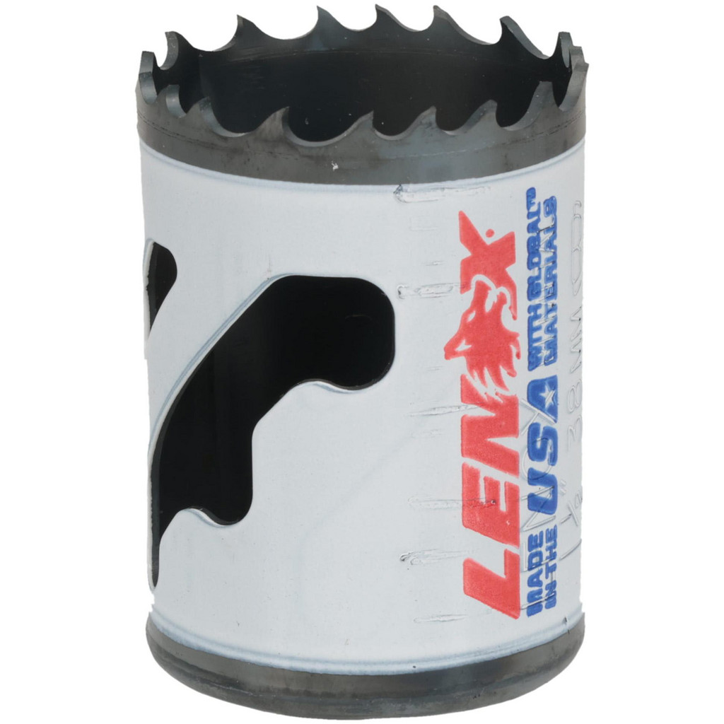 Lenox Hole Saw: 1-1/2" Saw Dia, 1-1/2" Cut Depth - Bi-Metal, Toothed Edge | Part #3002424L