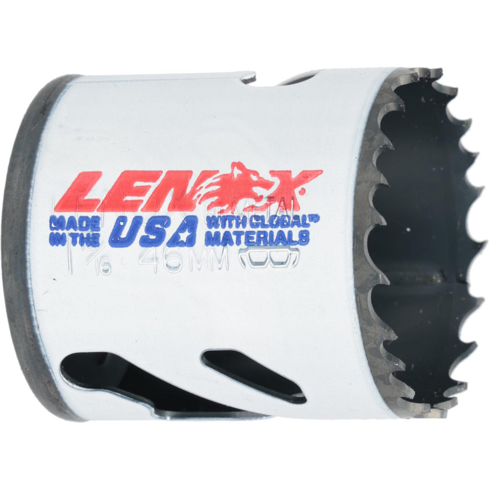 Hole Saw: 1-13/16" Saw Dia, 1-1/2" Cut Depth - Bi-Metal, Toothed Edge