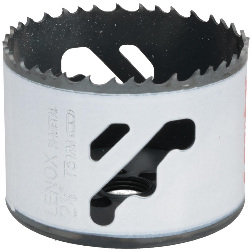 Hole Saw: 2-7/8" Saw Dia, 1-1/2" Cut Depth - Bi-Metal, Toothed Edge