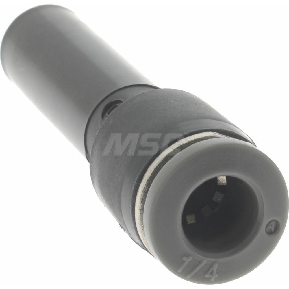 Norgren - Push-to-Connect Tube x Stem Fitting: Straight, 1/4