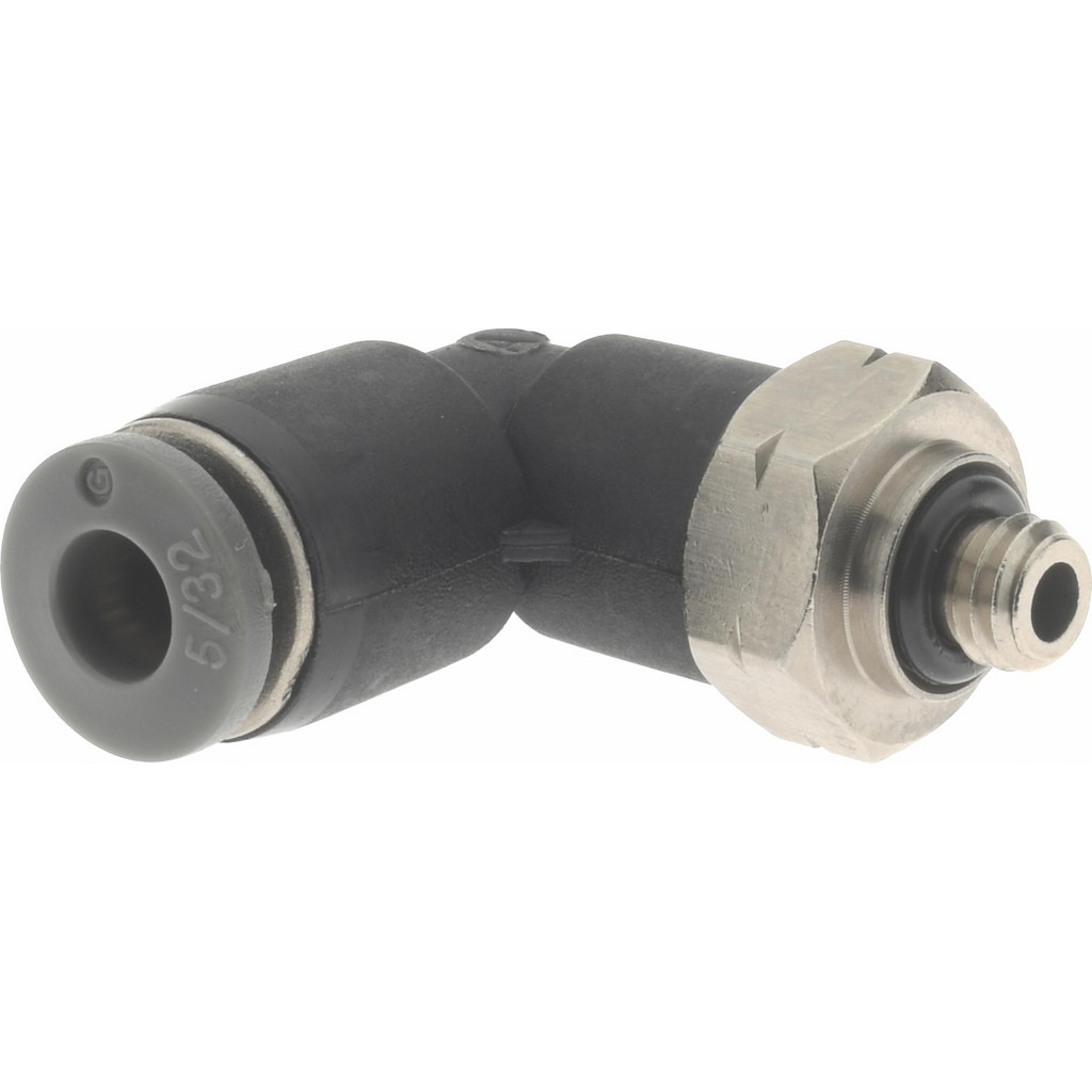 4mm Tube 10-32 UNF Male Connector - Push to Connect Fitting