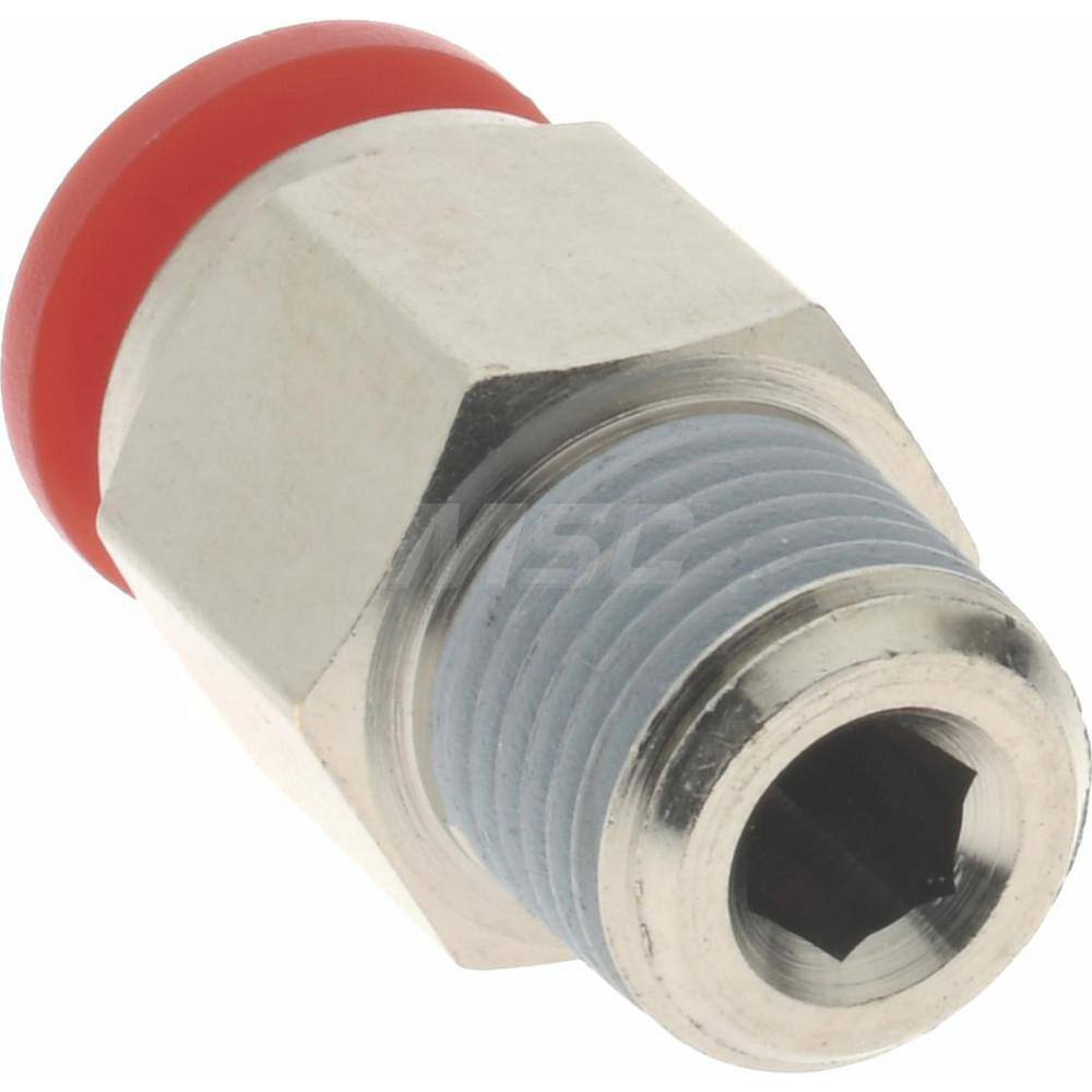 NORGREN CO1250618  MALE CONNECTOR 1/8" NPT 6mm  OD TUBE  NNB 