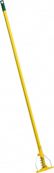 Mop Handle: 48" Long, Spring Clamp Jaw