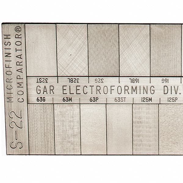 2 to 500 micro Inch Surface Finish, Nickel, 00355156 MSC