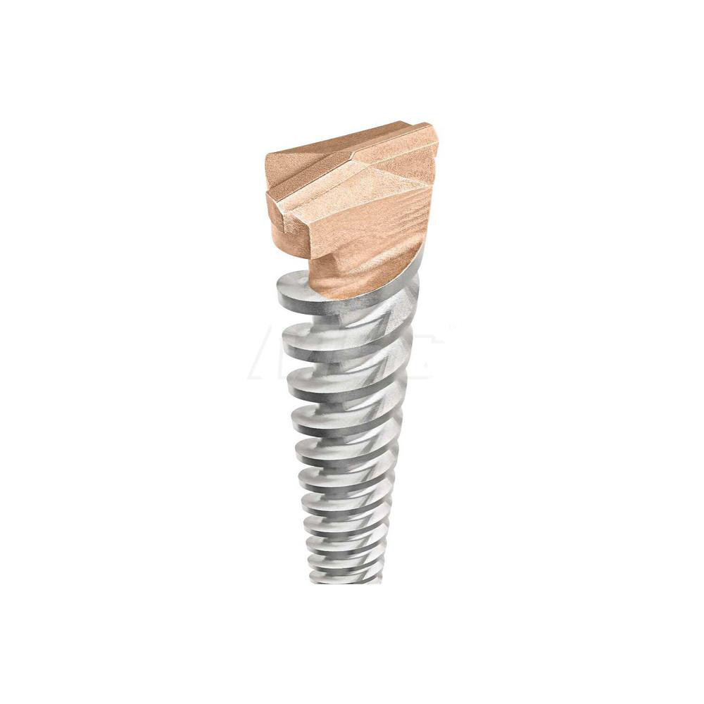 1/2" Dia, SDS-Max Shank, Carbide-Tipped Rotary & Hammer Drill Bit - 16" Usable Length, 21-1/2" OAL