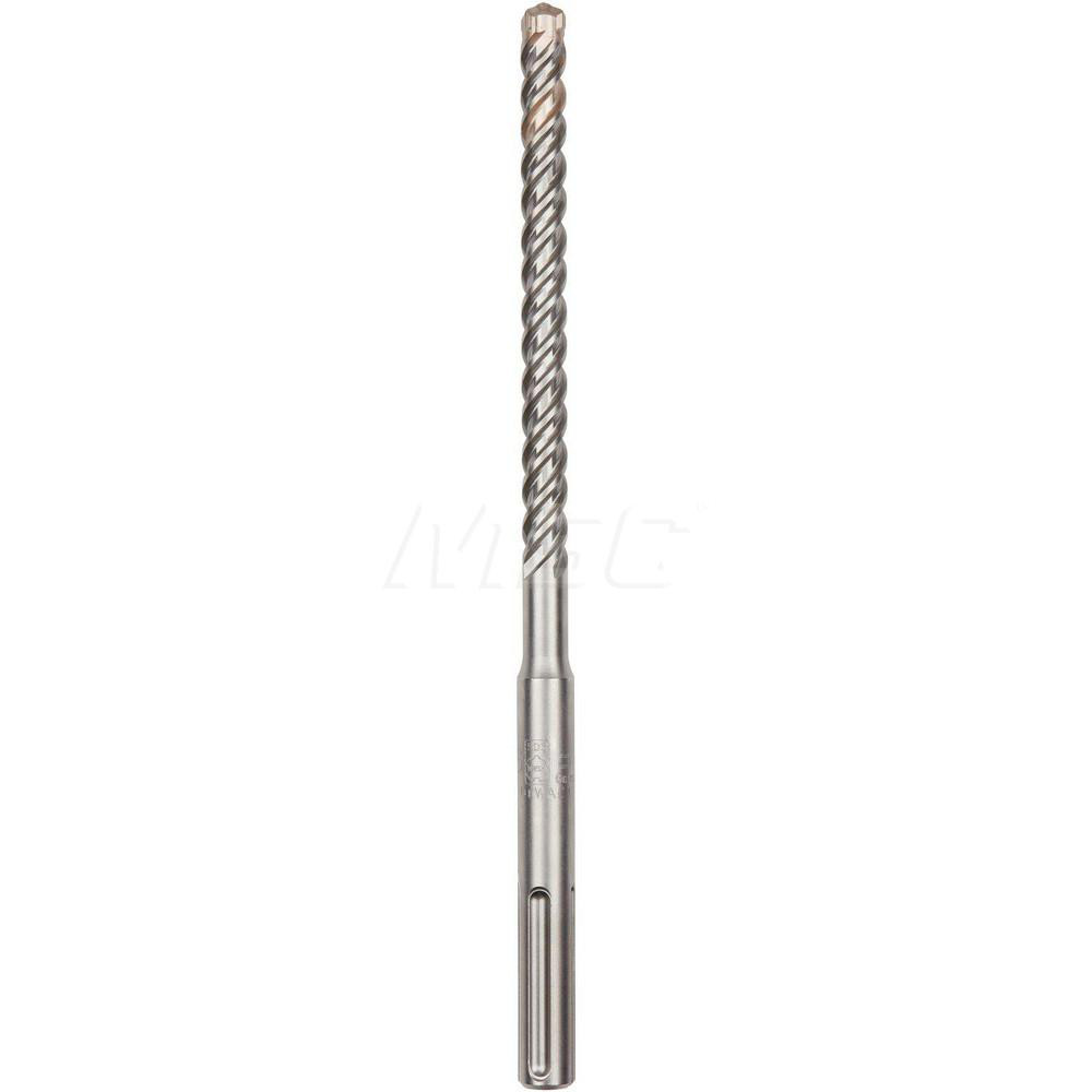 3/4" Dia, SDS-Max Shank, Carbide-Tipped Rotary & Hammer Drill Bit - 8" Usable Length, 13-1/2" OAL