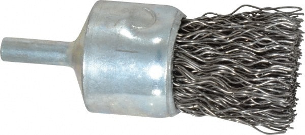 Anderson 22,000 Max RPM 1 Diam Crimped End Brush 1//4 Shank Diam