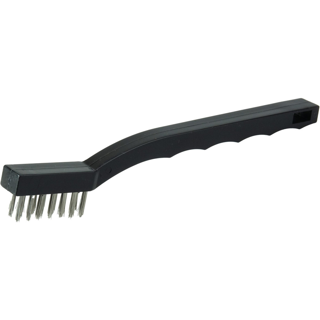 Weiler - Scratch Brush: 3 Row, 7 Column, Stainless Steel | MSC Direct