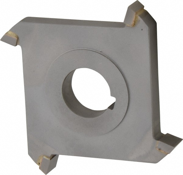 Made in USA 254044 Side Milling Cutter: 4" Cutter Dia, 1/2" Cutting Width, 1" Arbor Hole, 4 Teeth, Non-Ferrous Metal Image