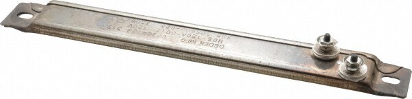 12" OAL, 120 Volt, Offset Terminal, Stainless Steel High Density Strip Finned Heater