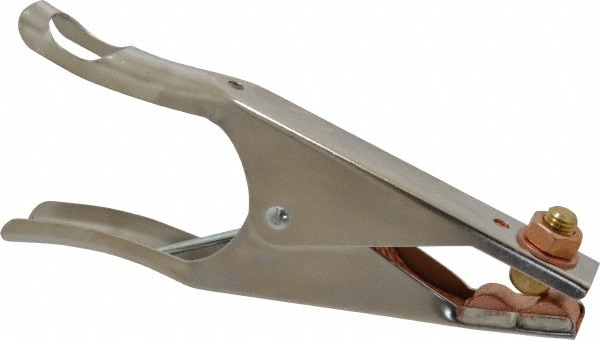 2-1/2 Inch Jaw Opening, 2-3/4 Inch Jaw Depth, 500 Amp Rating, Plated Steel Welding Ground Clamp