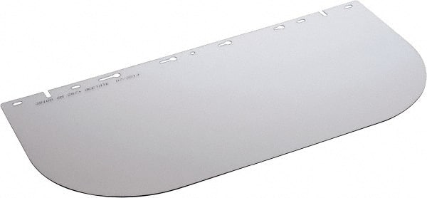 Face Shield Windows & Screens: Face Shield, Clear, 8" High, 0.04" Thick