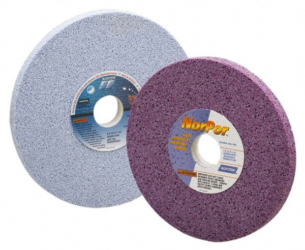 Norton 66253220887 Surface Grinding Wheel: 12" Dia, 1" Thick, 3" Hole, 60 Grit, H Hardness 