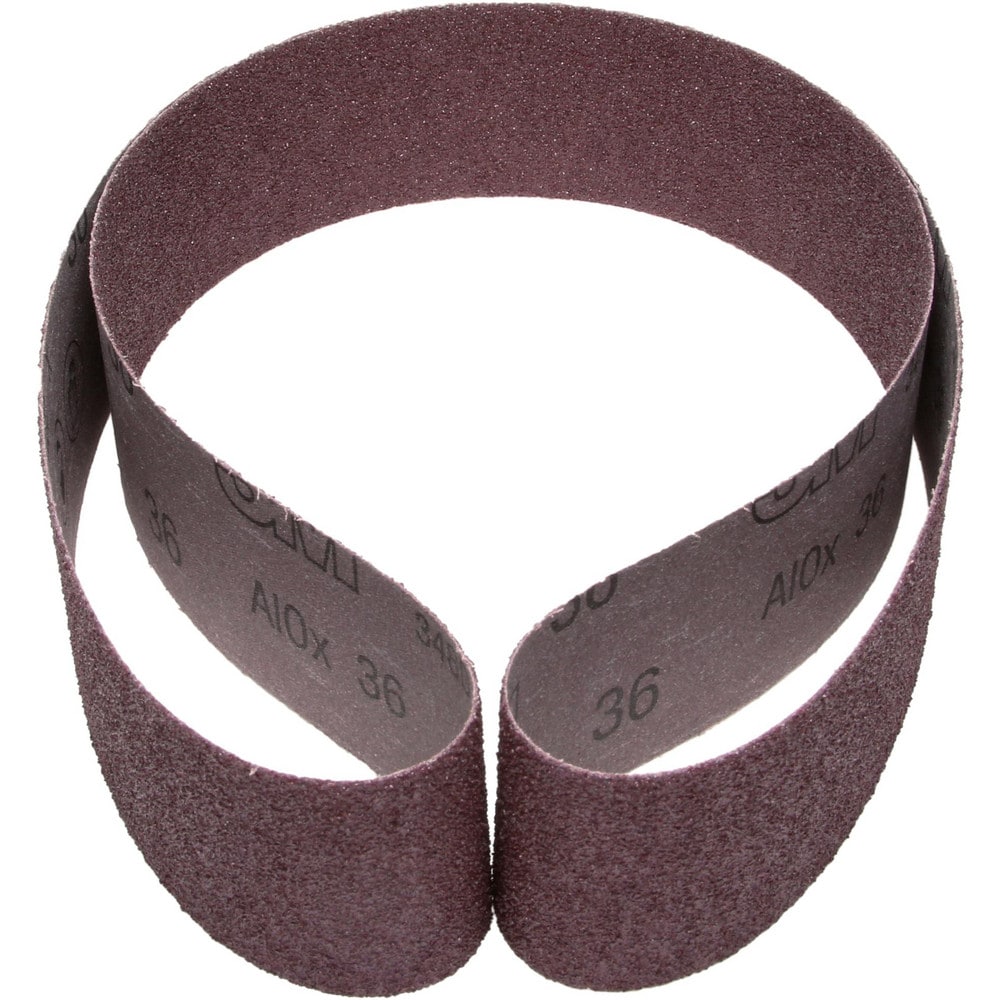 Abrasive Belt: 6" Wide, 79" Long, 80 Grit, Aluminum Oxide