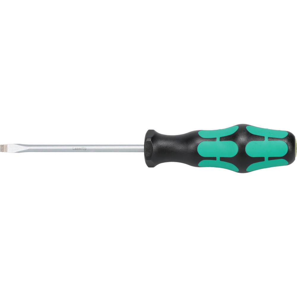 Slotted Screwdriver: 3/16" Width, 7-3/4" OAL, 4" Blade Length