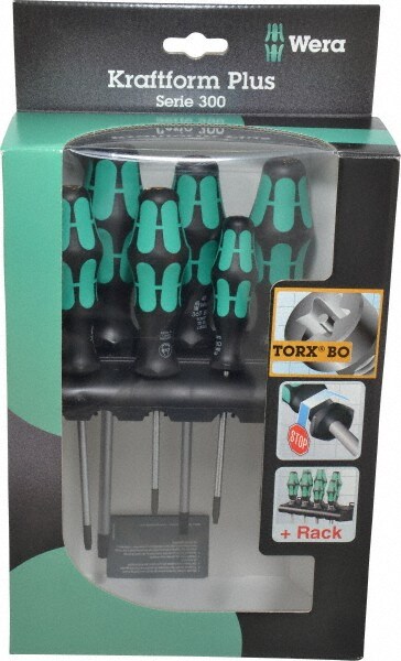 6 Piece T10 to T40 Micro Handle Torx Driver Set
