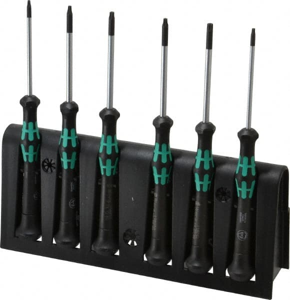 6 Piece T7 to T20 Micro Handle Torx Driver Set