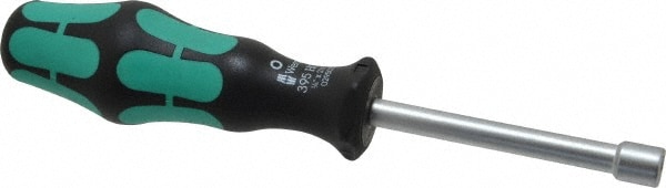 Nut Driver: 1/4" Drive, Hollow Shaft, Ergonomic Handle, 6-3/4" OAL