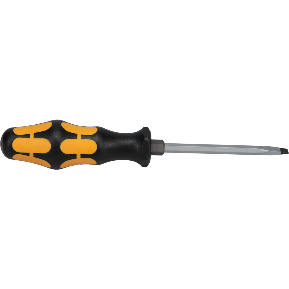 Slotted Screwdriver: 7/32" Width, 8" OAL, 4" Blade Length