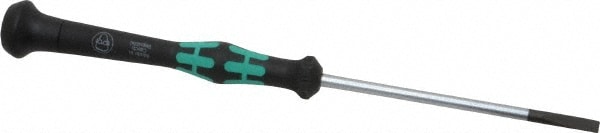 Slotted Screwdriver: 9/64" Width, 6-7/8" OAL, 3-1/8" Blade Length