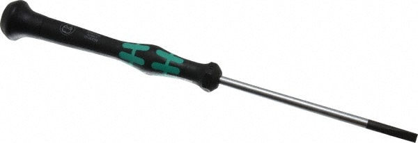 Slotted Screwdriver: 5/32" Width, 6-7/8" OAL, 3-1/8" Blade Length