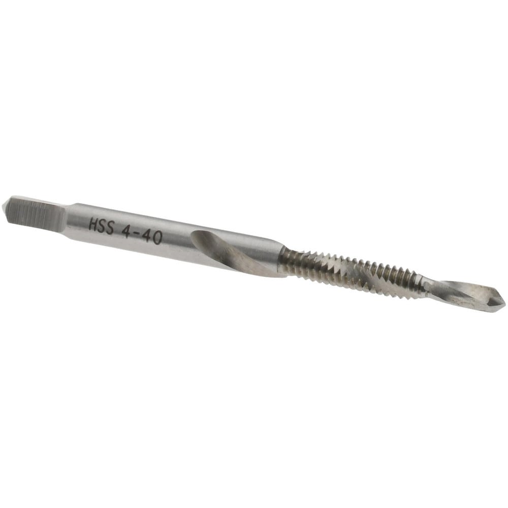 Combination Drill Tap: #4-40, H2, High Speed Steel